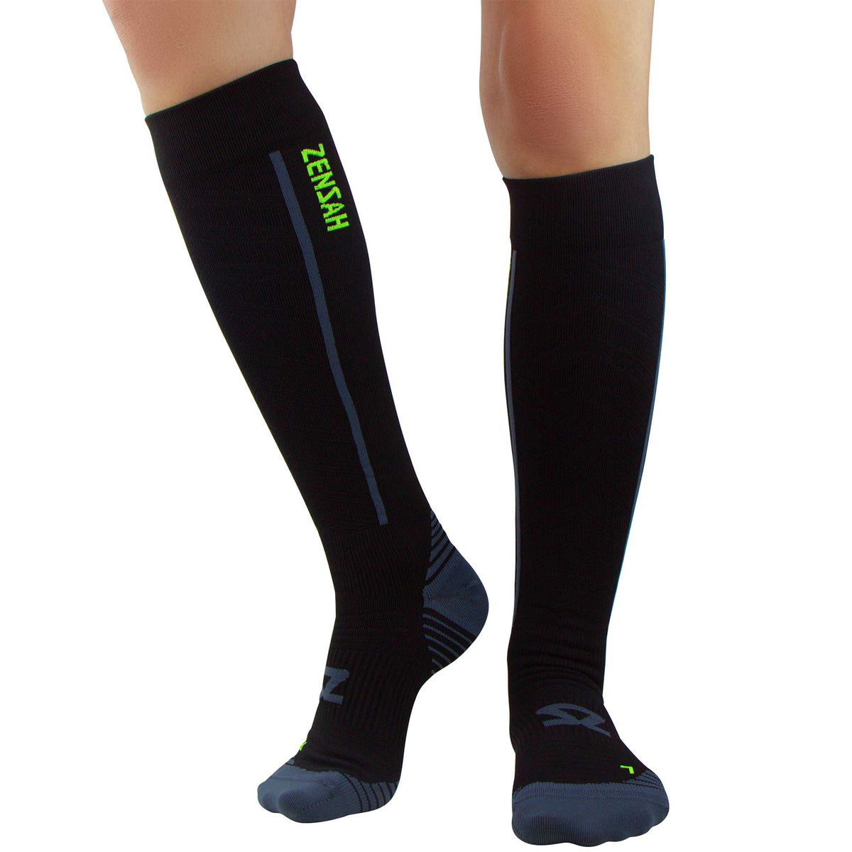 Zensah Full Leg Compression Sleeve - Long Length Support for Thigh, Knee,  Calf for Men, Women, Running, Basketball, Football
