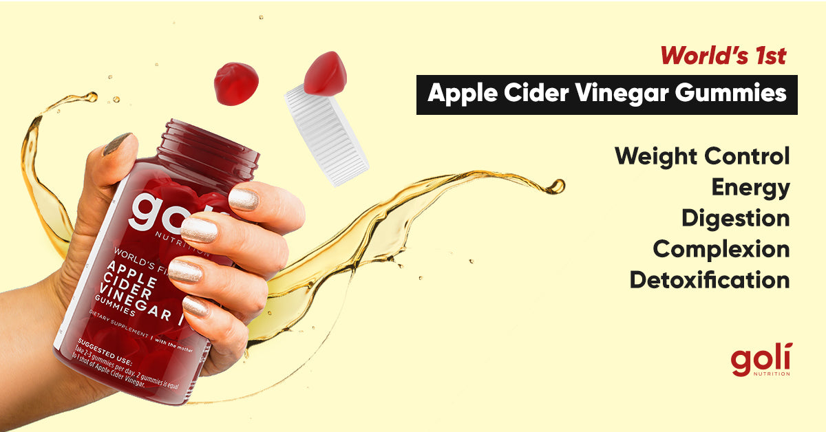 Goli Nutrition World's First Apple Cider Vinegar Gummy Vitamin